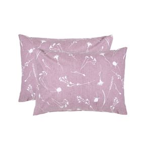 Набір наволочок Home Line 65408 Україна 50x70  Бавовна Сірий, Фіолетовий