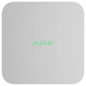 Ajax NVR DC (16ch) white Відеореєстратор