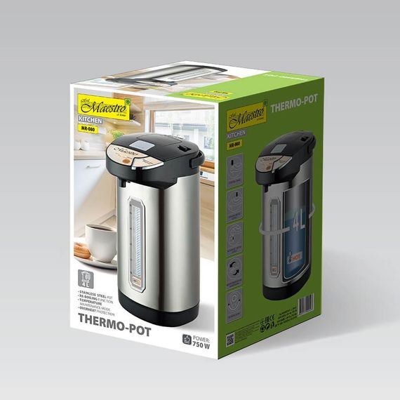 Термопот Maestro MR-080, 4.5 л, 750 Вт, з підтриманням температури | Зображення 2