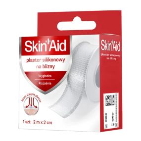 Skin Aid, силіконовий пластир від шрамів, 2 м x 2 см, 1 шт