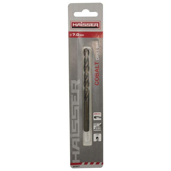 Свердло по металу HSS-Co - 7.0х69х109мм COBALT DIN 338 Haisser Industrial