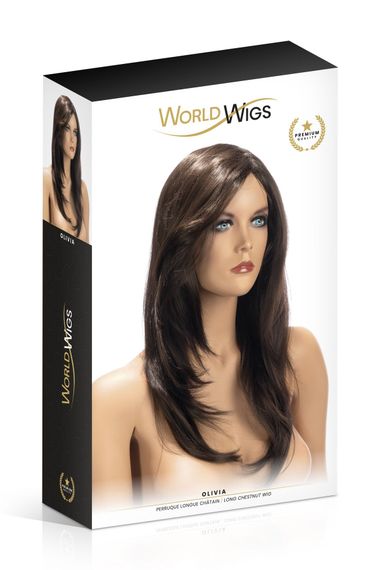 Парик World Wigs OLIVIA LONG CHESTNUT | Зображення 1