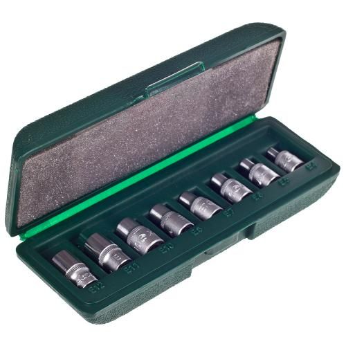 Набір торц головок зовнішній торкс 1/4", Е4-Е12, 8 предм (26410-8) HANS (26410-8) | Зображення 2