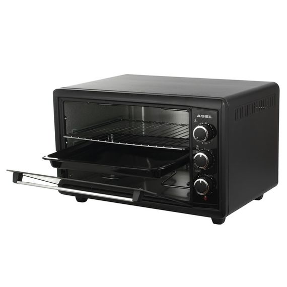 Електрична піч ASEL AF-50-23. Колір: чорний | Зображення 2