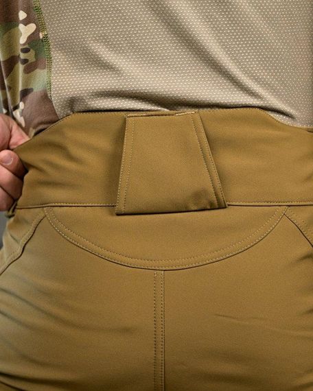 Тактичні штани софтшел DRAFT висока талія кайот ВТ76566 | Зображення 1