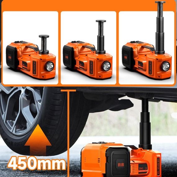 Набір 3в1 електродомкрат+компресор+ліхтар до 5 тонн потужність 180W XPRO ZSY03-X (43479- ZSY03-X_4101) | Зображення 4