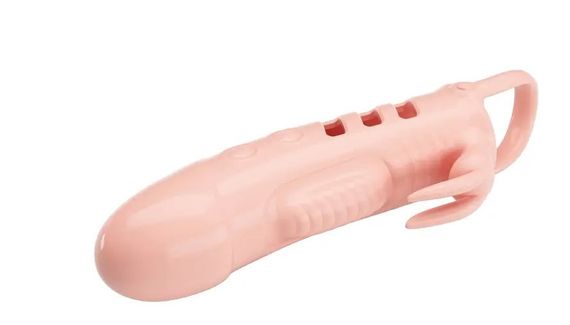 Подовжувальна насадка з вібростимуляцією (на 2,5 см) PRETTY LOVE — PENIS SLEEVE Sloane Sex Aura | Зображення 6