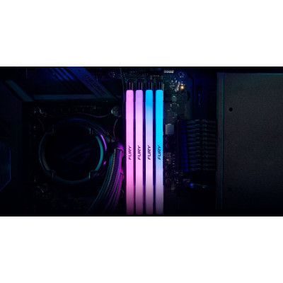 Модуль памяти для компьютера DDR5 16GB 6000 MHz Renegade RGB Kingston Fury (ex.HyperX) (KF560C32RSA-16) | Зображення 2