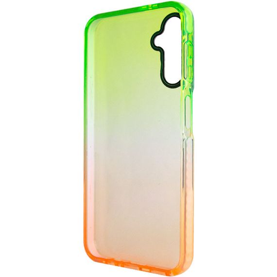 Чохол TPU+PC Sunny Gradient для Samsung Galaxy A24 4G, Салатовий / Помаранчевий | Зображення 1