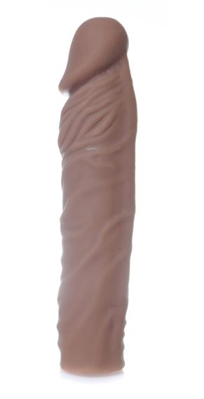 Насадка презерватив удлиняющая Boss Series - Perfect Sleeve Mulatto ( extends 4 cm ), BS6700082 sexstyle | Зображення 2