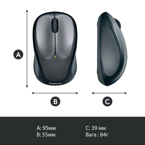 Мишка Logitech M235 Grey (910-002201) | Зображення 6