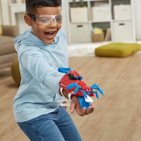 Бластер Нерф Перчатка Человек Паук Marvel Mech Strike Mechasaurs Spider-Man Arachno Blaster Hasbro | Зображення 7
