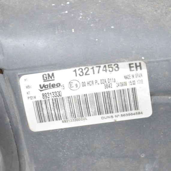 Фара ліва Opel Corsa D 2006-2011 дорестайл Фара передня ліва Опель Корса Д 13217453 | Зображення 7