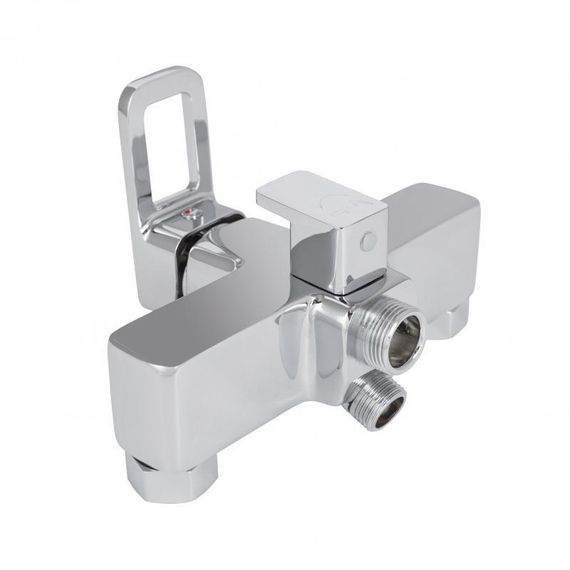 Смеситель для ванны Lidz Wawel 005 с поворотным изливом (c душевым гарнитуром) (k35) LDWAW005CRM45389 Chrome | Зображення 2