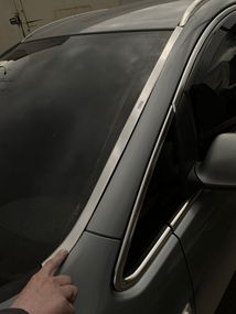 Окантовка вітрового скла (нерж) для Opel Astra J 2010-2024 рр