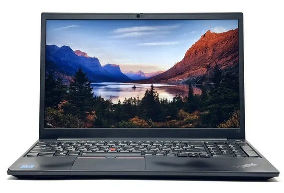 Ультрабук Б-класс Lenovo ThinkPad E15 Gen 2 / 15.6" (1920x1080) IPS / Intel Core i5-1135G7 (4 (8) ядра по 2.4 - 4.2 GHz) / 16 GB DDR4 / 256 GB SSD / Intel Iris Xe Graphics / WebCam / Win 10 Pro б/у | Зображення 1