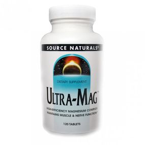 Микроэлемент Магний Source Naturals Ultra-Mag 120 Tabs
