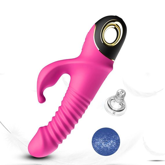 Вібратор - Thrusting Vibrator Zing Pink Sex Aura | Зображення 8