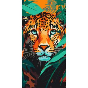 Картина по номерам "Хищный взгляд" 11554-AC 40х80 см