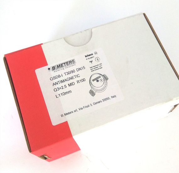Лічильник гарячої води B METERS Ø1/2" 110мм  Italy 1/40 | Зображення 5