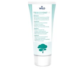 Зубна паста Dr. Wild TEBODONT-F з олією чайного дерева (0,75%), з фторидом, 75 мл