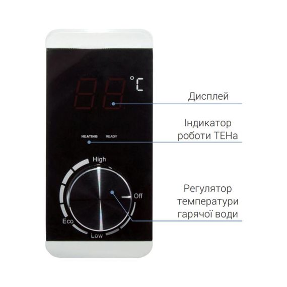 Водонагрівач електричний Thermo Alliance, 2,0 кВт, "сухий" ТЕН, 80 л SLIM, вертикальний, білий (D80V20JD2K) | Зображення 3