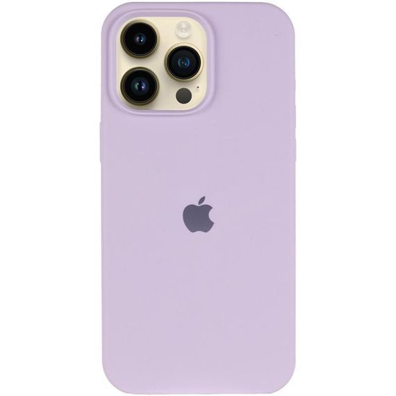 Чохол Silicone Case (AA) Logo with MagSafe для Apple iPhone 15 Pro Max (6.7") Бежевий / Desert Gold Білий / White Бузковий / Lilac | Зображення 1