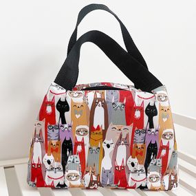 Термосумка Lunch bag Котики 24х12х17 см (LUN_24S039)