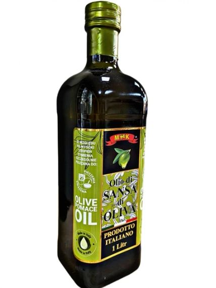 Оливковое масло MK Sansa di Oliva, 1л, первый холодный отжим, рафинированное