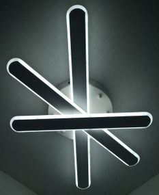 Люстра світлодіодна стельова LED світильник для квартири на стелю лед 25333 Білий 9х37х61 см.