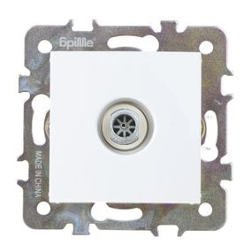 Розетка белая RB-1TV