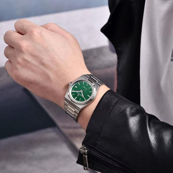 Чоловічий годинник Pagani Design PD-1753 Silver-Green | Зображення 4