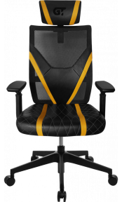 Кресло офисное GT Racer X-6674 BlackYellow
