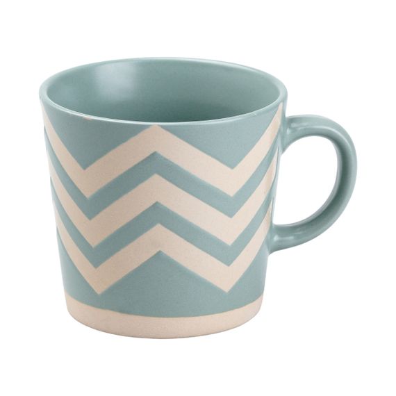 Чашка фарфоровая 350 мл для чая или кофе Зеленая HP6176TU