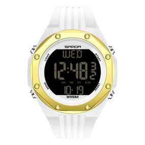 Чоловічий годинник Sanda 6093 White-Gold