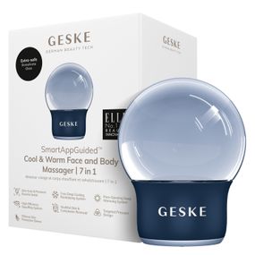 Масажер для обличчя і тіла GESKE Cool&Warm Face and Body Massager 7в1 starlight, Синій