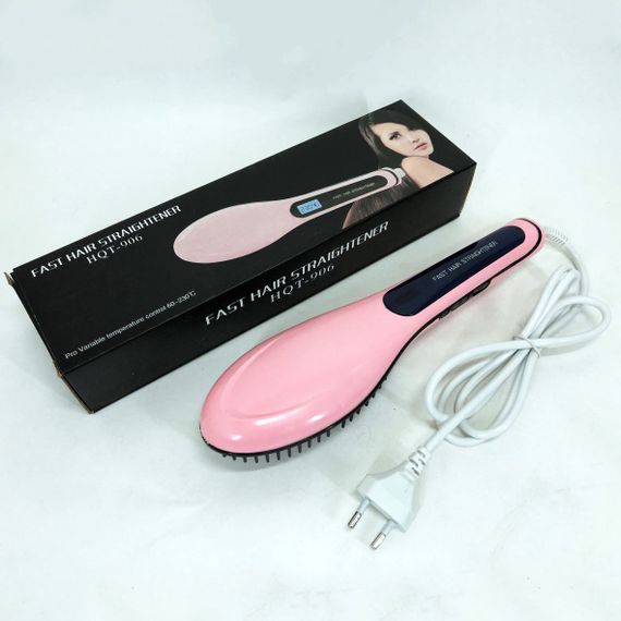 Расческа выпрямитель Fast Hair Straightener, гофре плойка утюжок для волос, утюжок AC-851 для выравнивания | Зображення 4