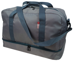 Дорожня сумка з відділом для взуття 40L Wallaby сіра