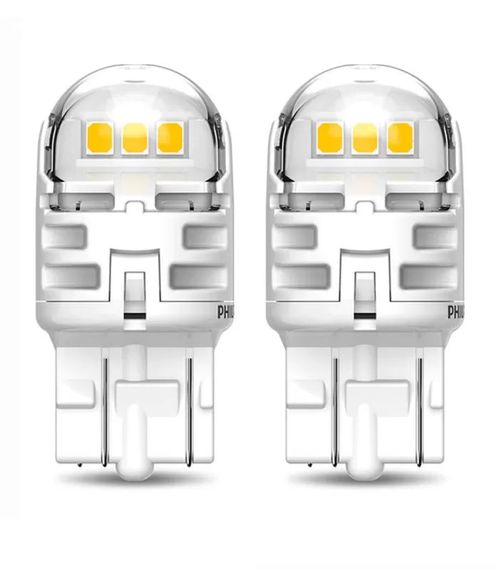 Комплект светодиодных ламп Philips 11066CU60X2 W21/5W 12V 2.5/0.5W W3x16q Ultinon Pro6000 WHITE