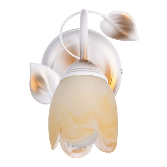 Бра настенное накладное флористика BKL-472W/1 E14 WH | Зображення 1