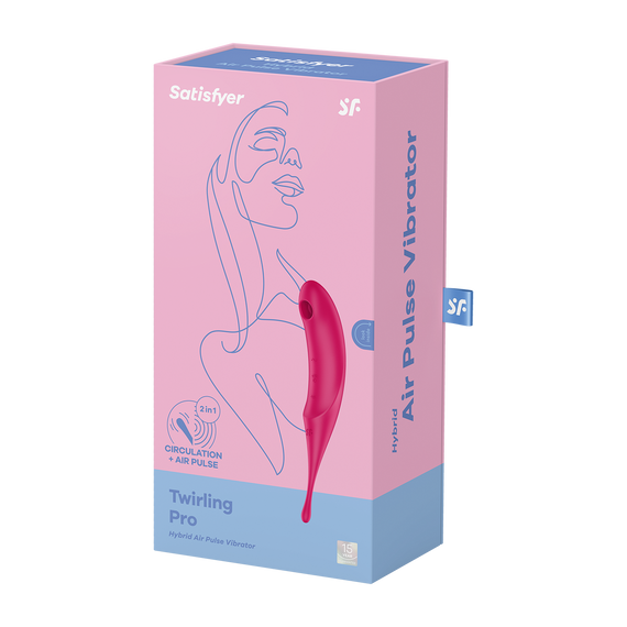 Вакуумний кліторальний стимулятор - Satisfyer Twirling Pro Red | Зображення 5