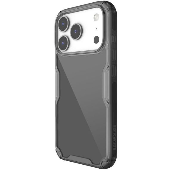 TPU чохол Nillkin Nature Pro Series для Apple iPhone 17 Pro (6.3") Чорний (прозорий) | Зображення 1