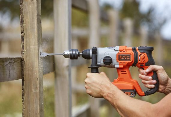 Перфоратор акумуляторний BLACK+DECKER BCD900D1S | Зображення 9