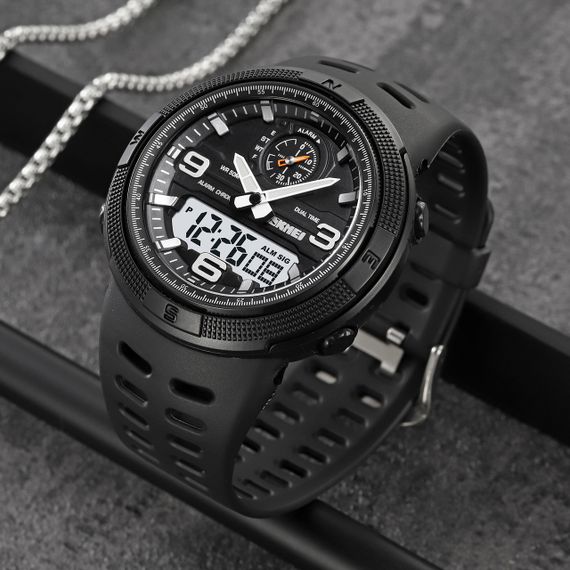 Skmei 1655BKWT Black-White | Зображення 3
