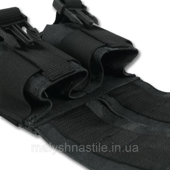 Тактичний підсумок під 2 гранати Kiborg GU Double Mag Pouch Dark Multicam | Зображення 7
