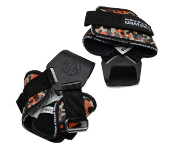 Гаки для тяги на зап'ястя Power System PS-3370 Hooks Camo Black/Red XL (PS_3370_Black/Red XL) | Зображення 2