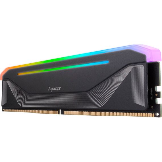 Модуль пам&#039;яті для комп&#039;ютера DDR5 32GB (2x16GB) 5200 MHz NOX RGB Black Apacer (AH5U32G52C522NBAA-2) | Зображення 1