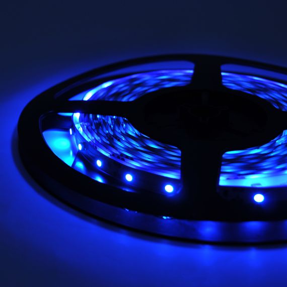 Лента Светодиодная 3528,(60 светодиодов),12B,5 метров катушка Blue