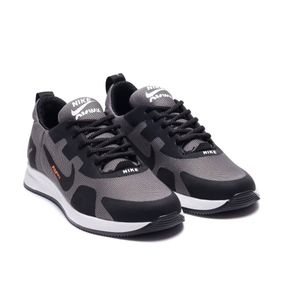 Літні кросівки Nike колір сірій/чорний