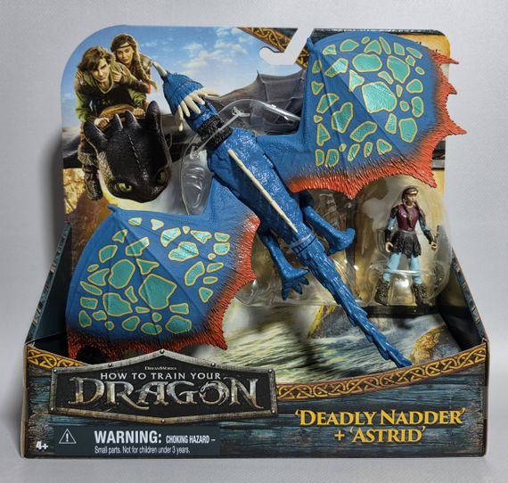 Игровой набор Dreamworks Dragons Как приручить дракона Злобный Змеевик и всадница Астрид | Зображення 3